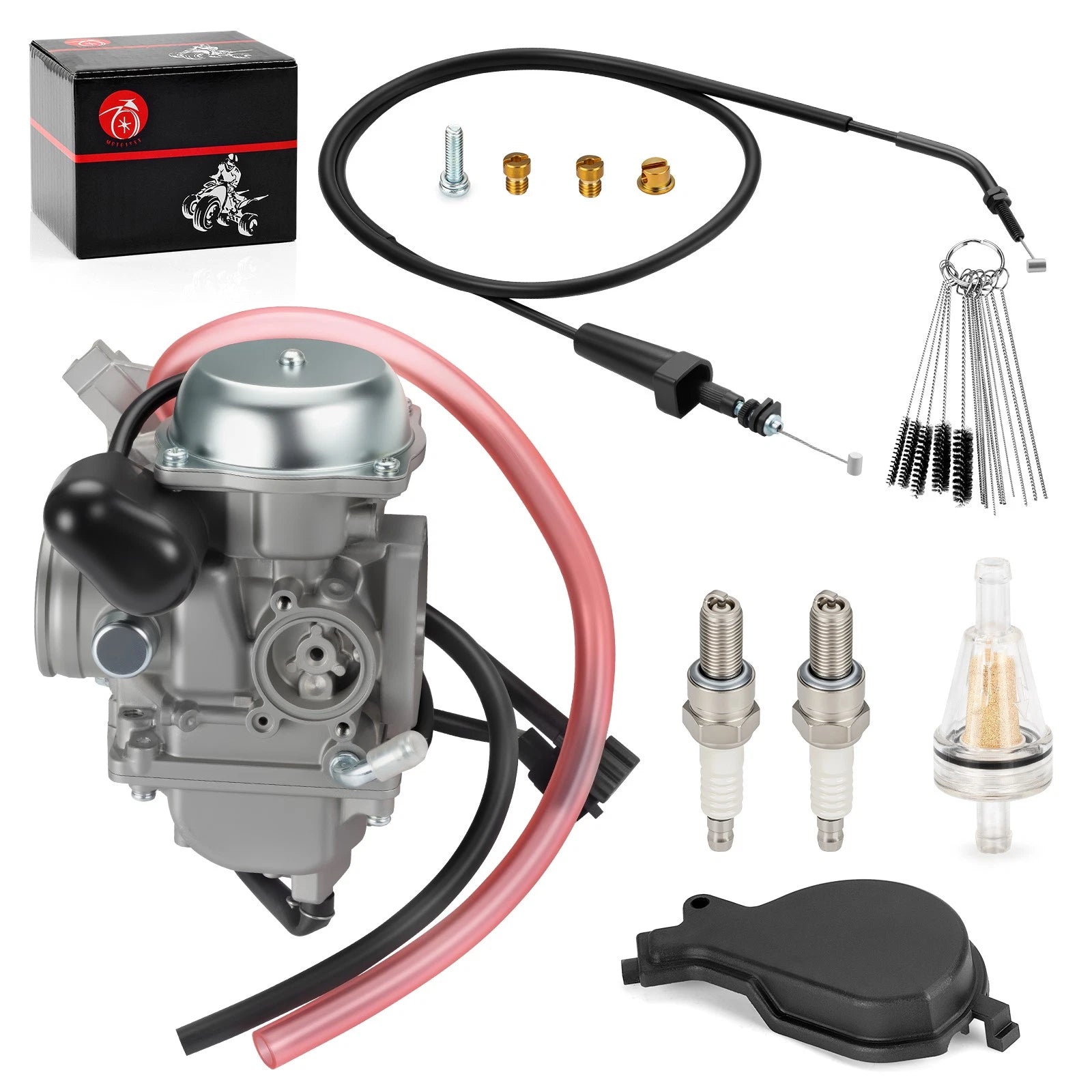 Carburetor Carb Assembly & Throttle Cable for Arctic Cat 366 4x4 (2010–2011)