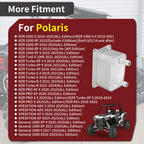 Oil to Water Cooler 1240820 for Polaris General 1000 XP 4 (2016–2025)