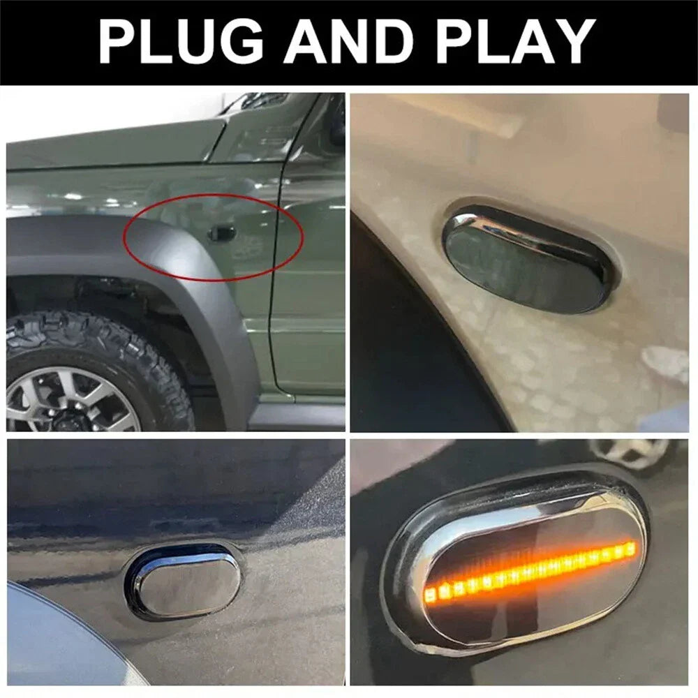 LED Dynamic Side Marker Turn Signal Lights for Suzuki Jimny (2018-2023)