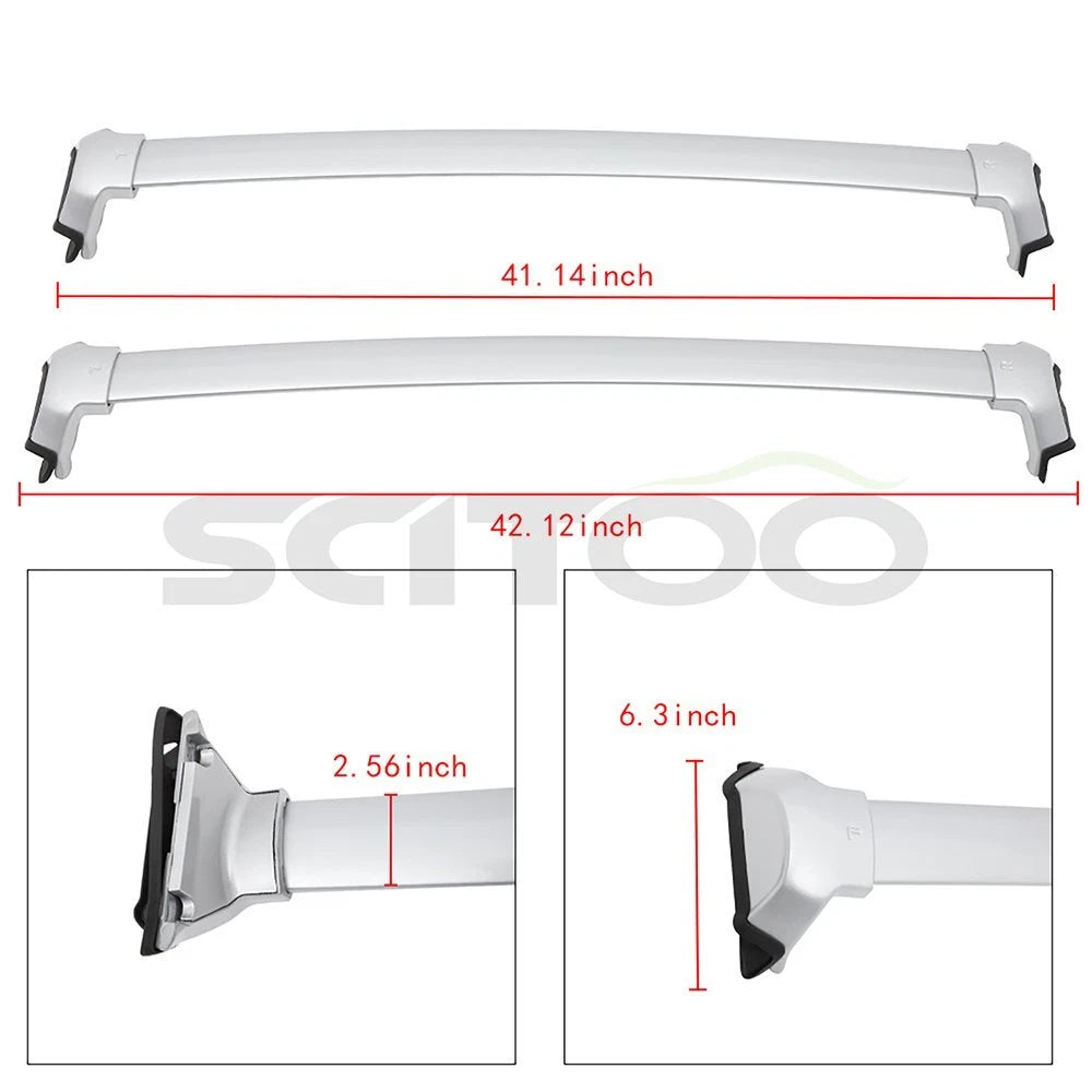 Pair Luggage Carrier Cargo Roof Rack Cross Bar for Honda CR-V (2017–2021)