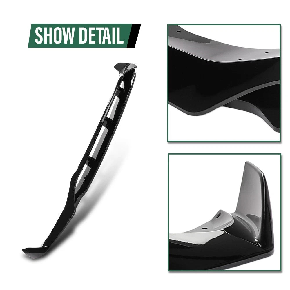 Front Bumper Lip Splitter for BMW X5 G05 (2019–2023) Glossy Black
