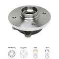 Wheel Hubs for Mini Cooper (2002–2006) Front Left & Right 4 Lug with Bearing