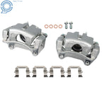 Pair Front Brake Calipers for Chevy Equinox Malibu Impala GMC Buick