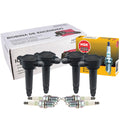 Set of 4 Ignition Coils & 4 G-Power Spark Plugs for Chrysler Dodge Jeep