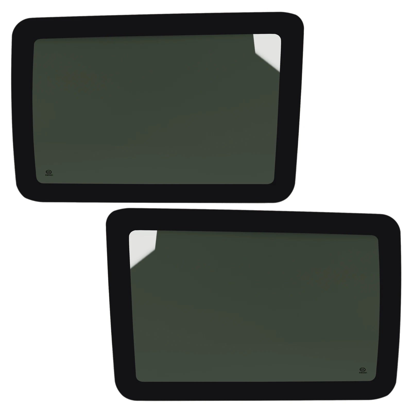 Quarter Window Glass Set for Jeep Wrangler (2007–2010)