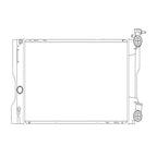 Replacement Plastic/Aluminum Radiator For 2017-2019 Toyota Corolla Sedan