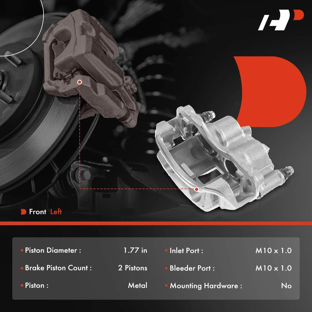 Left Brake Caliper with Bracket for Mercedes-Benz Sprinter (2004-2006)