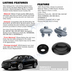 Sun Visor Hook Bracket with Navigation Control Button Cover for Audi (2017-2025)