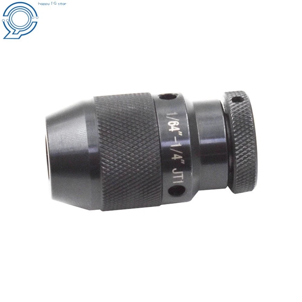 1JT Pro-Series Keyless Drill Chuck for Heavy Duty CNC Machines (1/64-1/4")