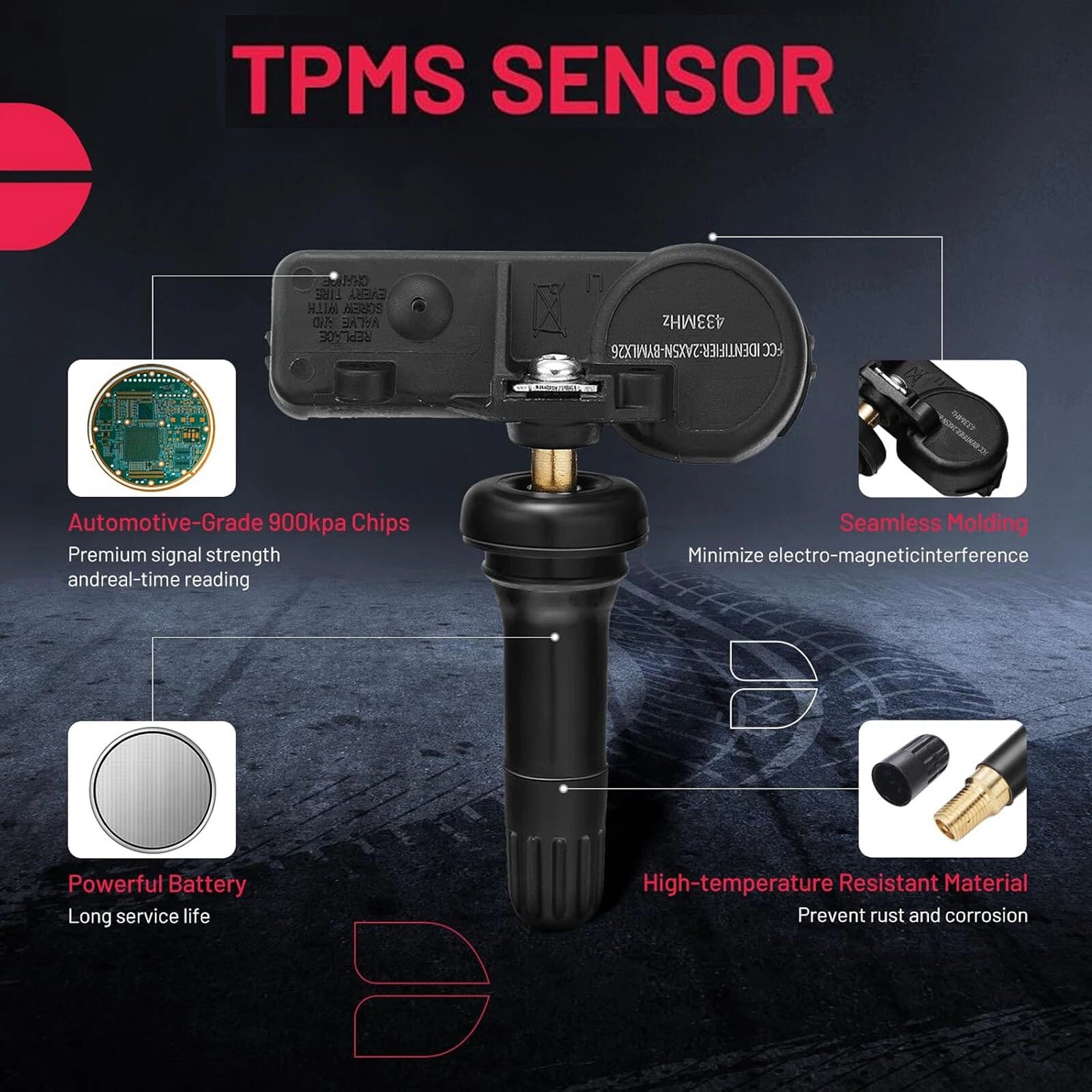 Tire Pressure Sensor for Dodge Chrysler Jeep RAM 1500 (2010-2018)