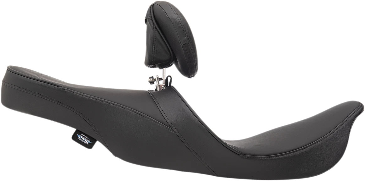 EZ Glide II Backrest for Drag Specialties Seats (Large, Solar Reflective Leather)