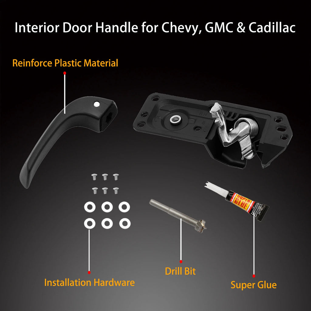 Interior Door Handle Kit for Chevy Silverado Tahoe GMC Sierra (2007-2014)