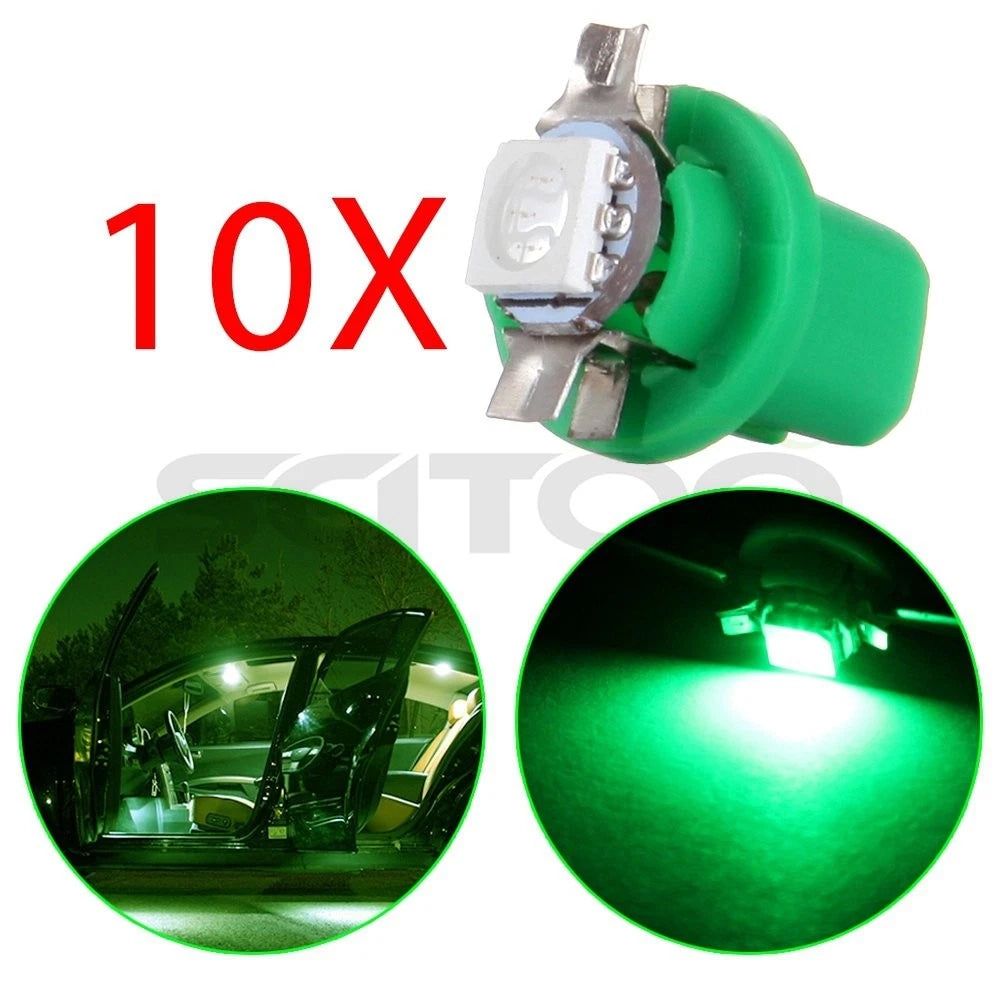 10pcs Green 5050 SMD LED Instrument Cluster Light for Mercedes-Benz E320 (1995–1999)