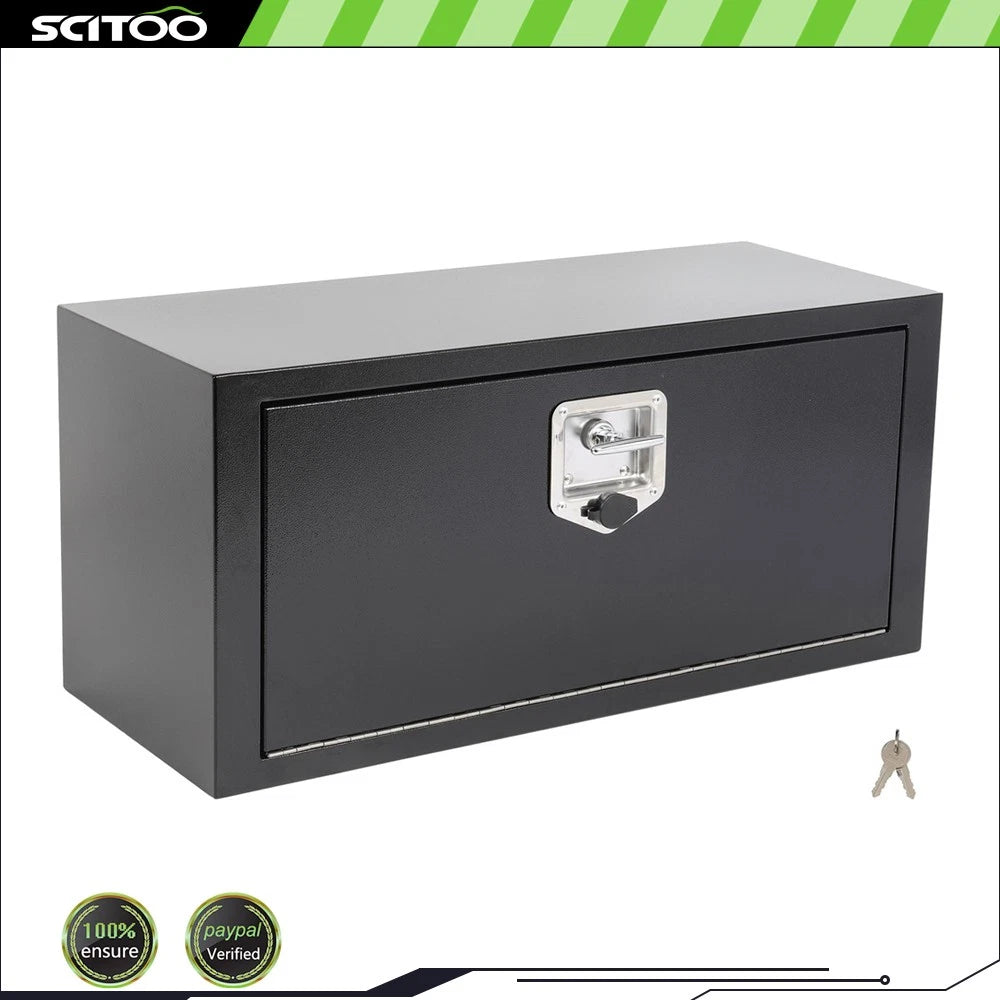 30" x 12" x 14" Iron Underbody Tool Box for Trucks (Heavy Duty)
