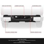 Chrome Rear Step Bumper for Toyota Tundra (2022–2026) w/Sensor Hole