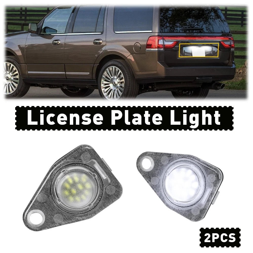 LED License Plate Lights for Ford Expedition (2003–2014) & Lincoln Navigator (2003–2017)
