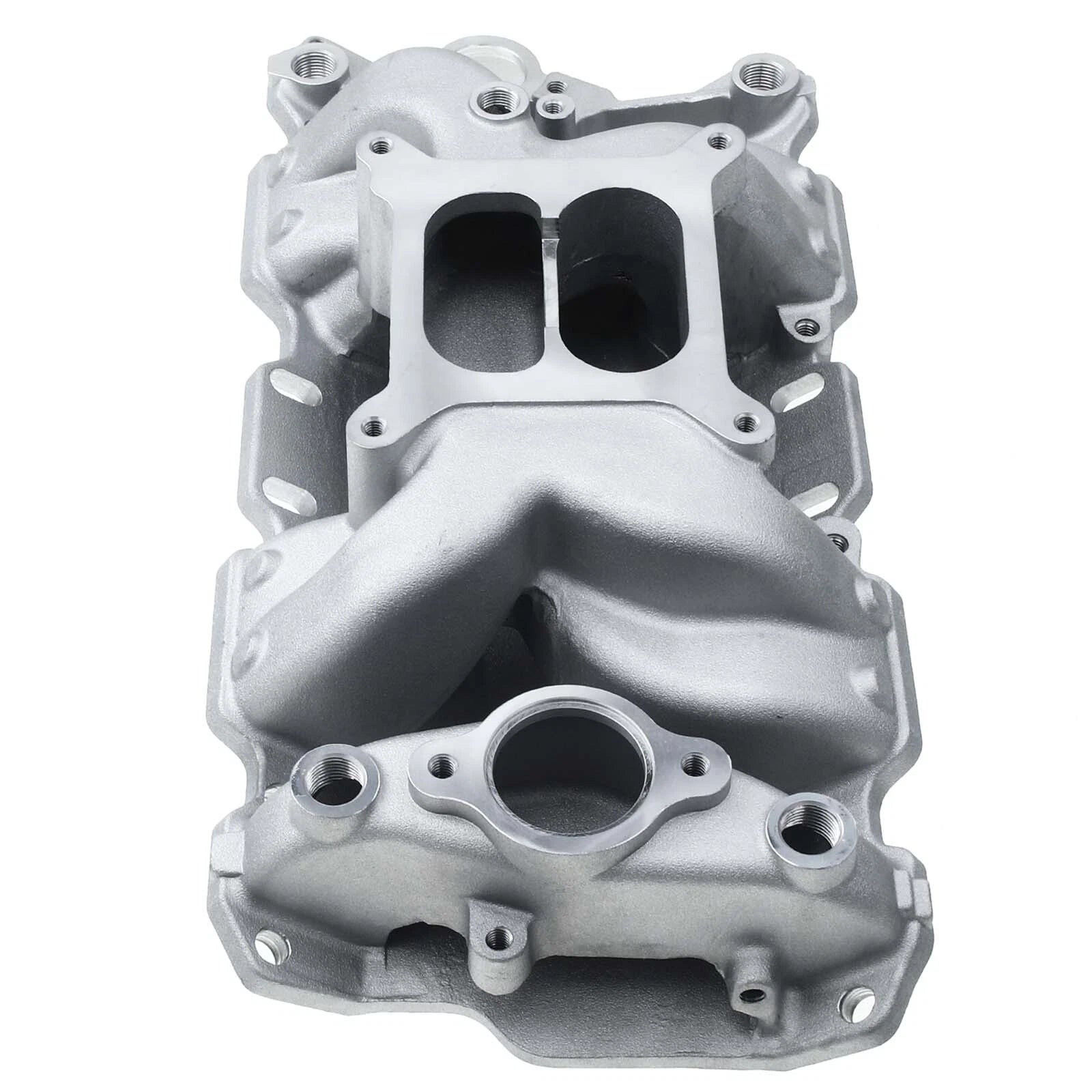 Dual Plane Air Gap Intake Manifold for Chevy 350 (1955–1958)