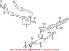 Exhaust Clamp for Dodge Ram 1500 2500 3500 (OEM 52018623)
