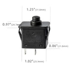 2X 2Pin Plunger Pedal Switch for Ride On Cars (6V 12V 24V)