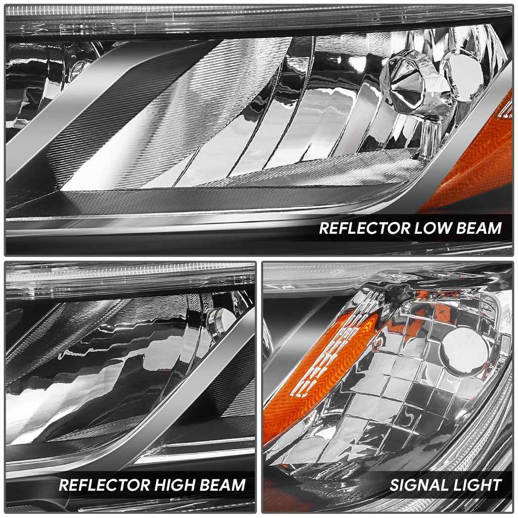 LED Headlight Lamp for Honda CR-V (2015–2016) Left Side Chrome Housing