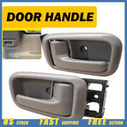 2X Interior Rear Left Right Door Handle & Trims for Toyota Tundra (2000–2006) Beige EV