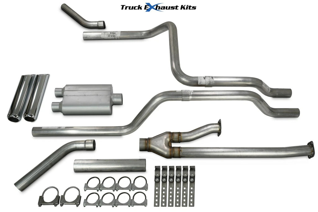 2.5" Dual Exhaust Kit for Toyota Tundra (2009–2013) - Chrome Tip