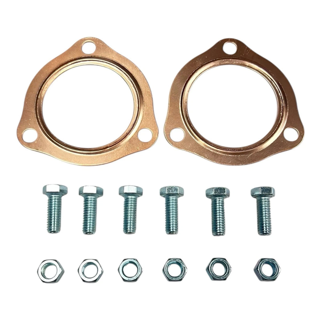 Reusable Copper Exhaust Collector Gasket and Bolt Kit for 2.5 Inch (2000–2006)
