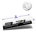 3D Polished Metal Decal Emblem for Ford/Infiniti/Lincoln/Nissan (3.7L)