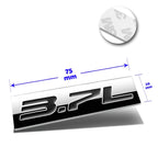 3D Polished Metal Decal Emblem for Ford/Infiniti/Lincoln/Nissan (3.7L)