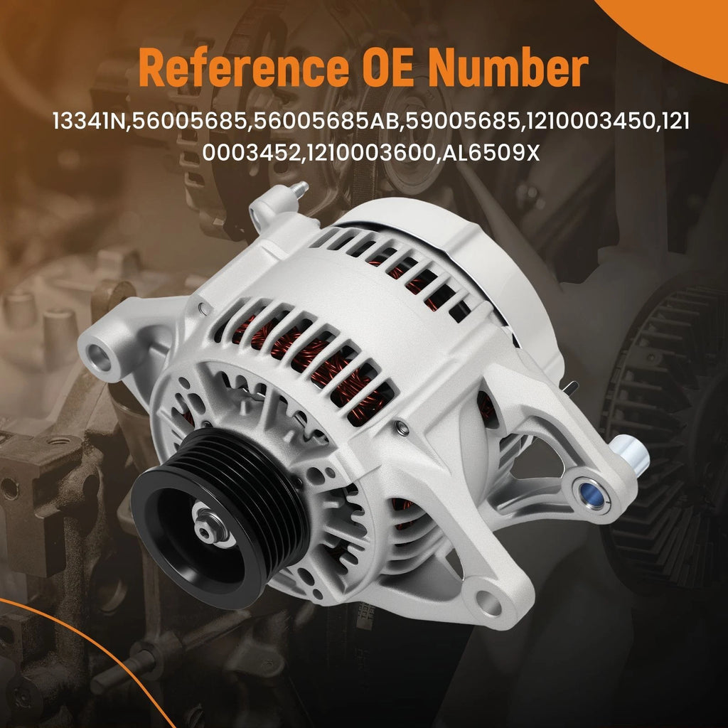 Alternator for Jeep Cherokee Wrangler Grand Cherokee (1991–1998) 90A 12V
