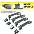Set of 4 Door Handles for Toyota Camry (2012–2017) Magnetic Gray Metallic
