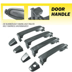 Set of 4 Door Handles for Toyota Camry (2012–2017) Magnetic Gray Metallic