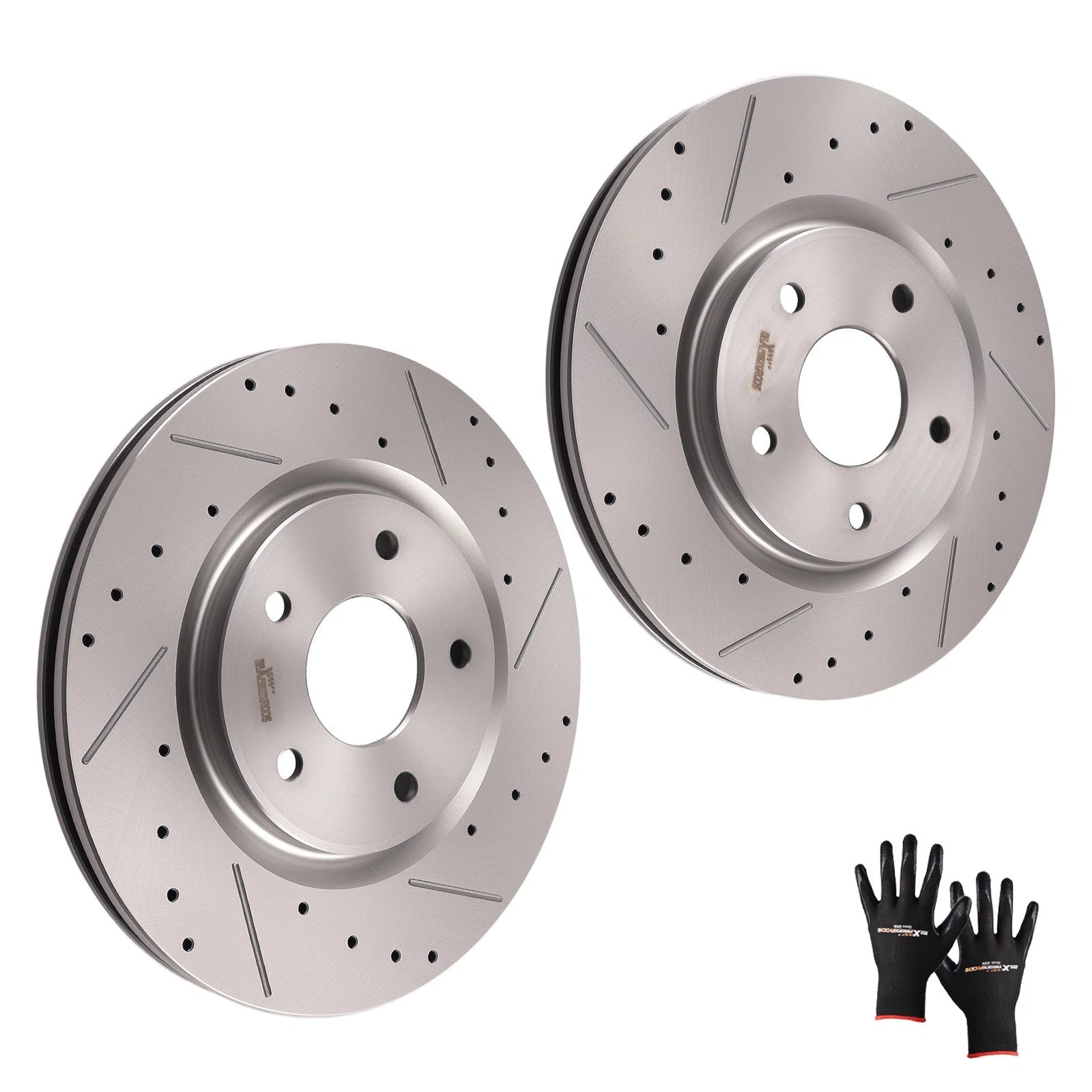 Set of 2 Front Brake Rotors for Dodge Grand Caravan, Journey (2012–2020) 53068