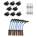 Set of 8 NGK Ignition Coil Wires & Platinum Spark Plugs for Escalade Sierra 1500 (2007–2014)