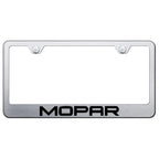 Brushed Stainless Steel Plate Frame - Officially Licensed for Mopar Vehicles