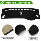 Dashboard Cover Mat for Mercedes A-Class 2013-2017 Sun Protector Black