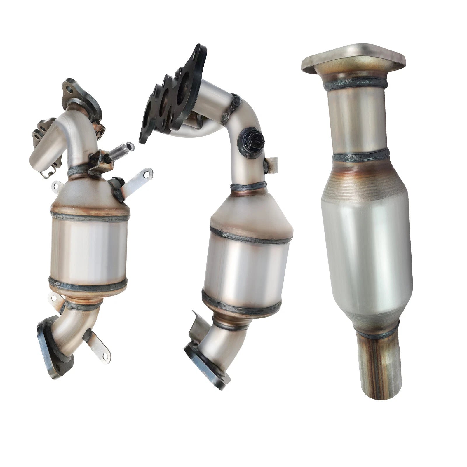 3X Catalytic Converter for Toyota Sienna 3.3L (2004–2006) Bank 1 Bank 2 FWD