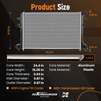 Aluminum Core Radiator for Jetta Turbocharged (2019–2021)