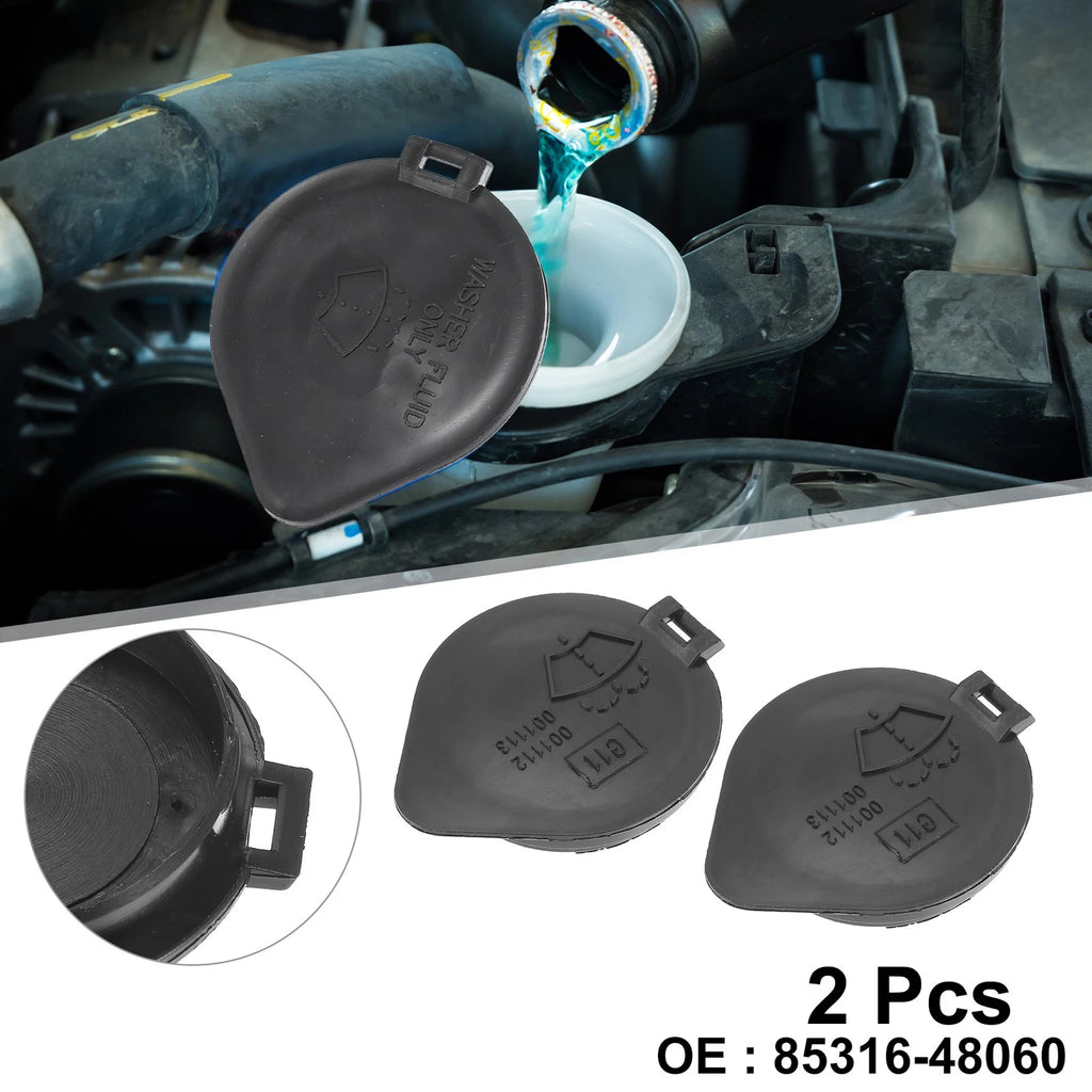2 Pcs Windscreen Washer Fluid Reservoir Cap for Toyota Lexus 