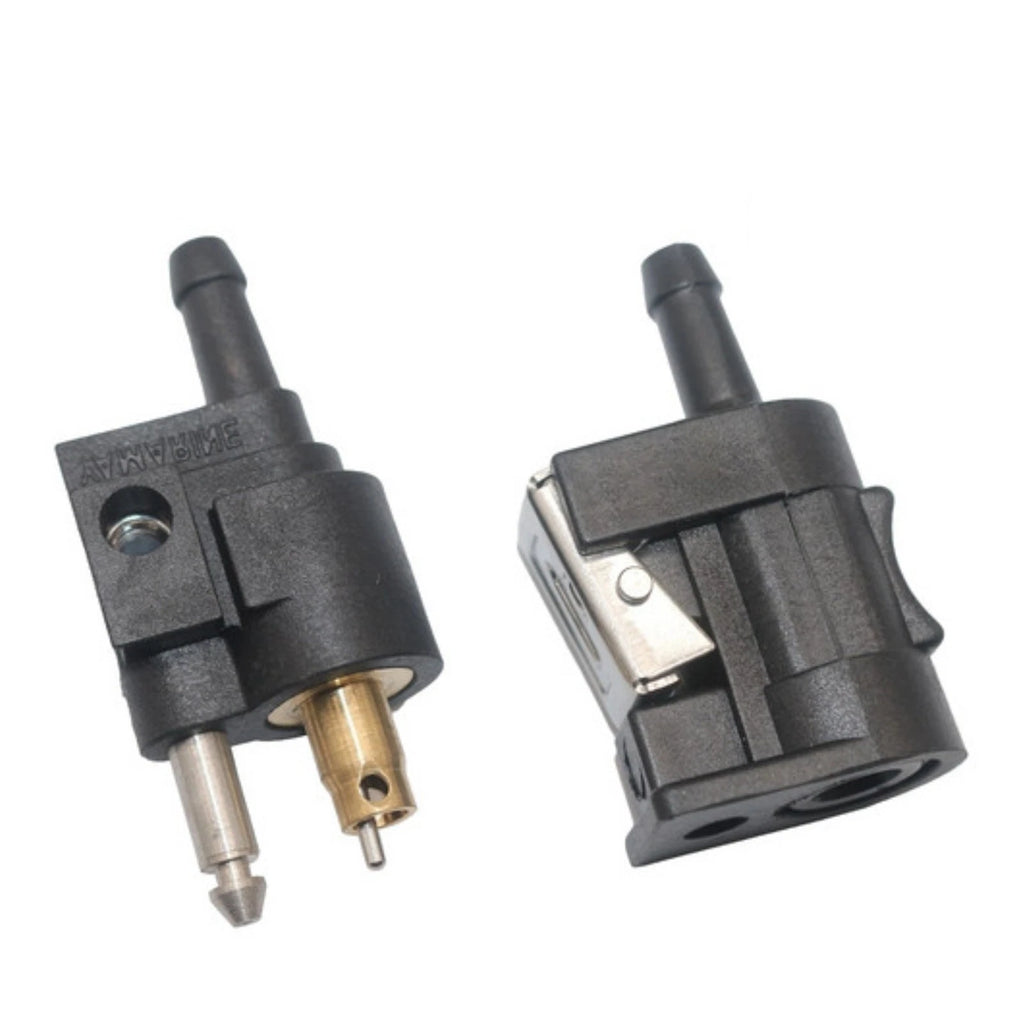 1/4" Fuel Line Connector Quick Release Kit for Yamaha Outboard (6G1-24305, 24304)