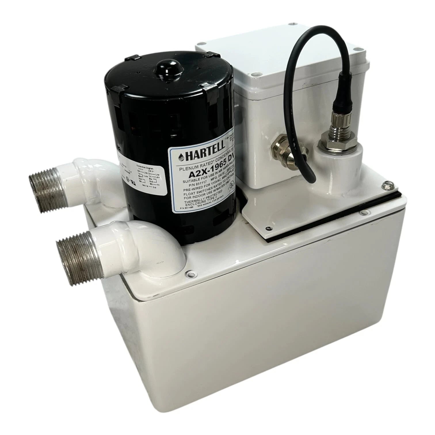 Cast Aluminum Condensate Pump Assembly for Hartell A2X-1965 (60Hz 1/10HP)