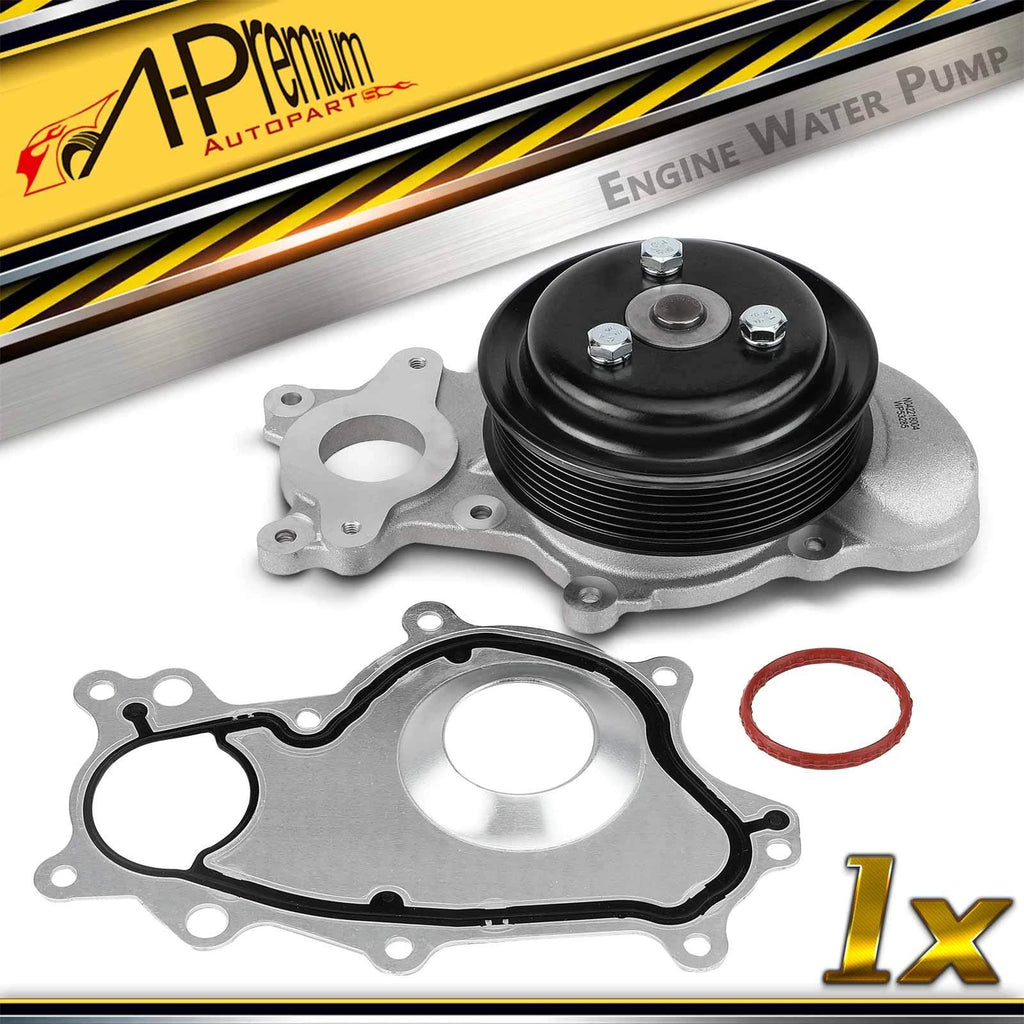 Water Pump with Pulley & Gasket for Ford F-150 (2011–2020)