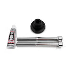 Chrome Spike Frame Slider Crash Protector for Kawasaki ZX6R ZX6RR (2003–2004)
