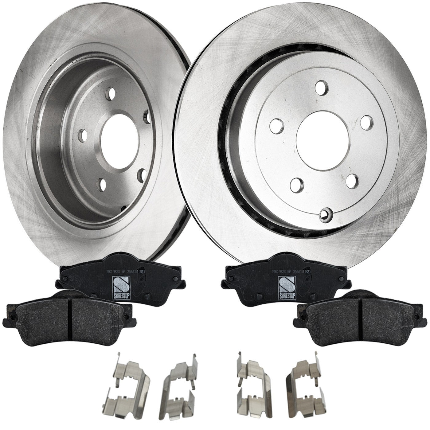 Brake Disc Rotors and Pads Kit for Chevy Caprice SS Pontiac G8