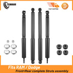 Front and Rear Shocks and Struts for 2011–2013 Ram 3500 5.7L 6.7L