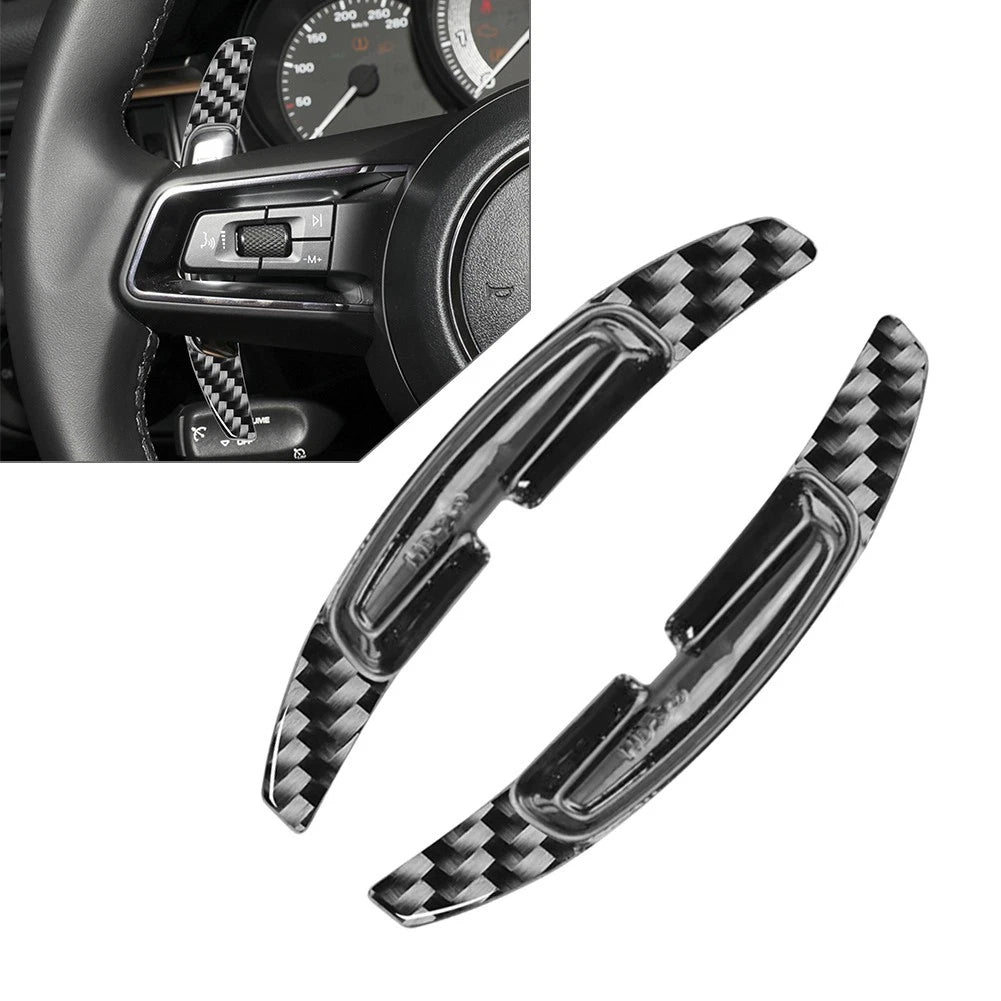 Steering Wheel Shifter Paddle Extensions for Porsche Macan 911 Panamera (2014–2023)