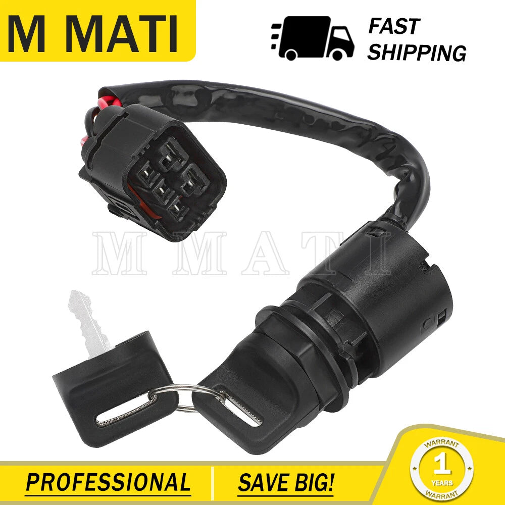 Ignition Switch for Honda Big Red MUV700 (2009–2013) 35100-HL1-A01, 2 Keys