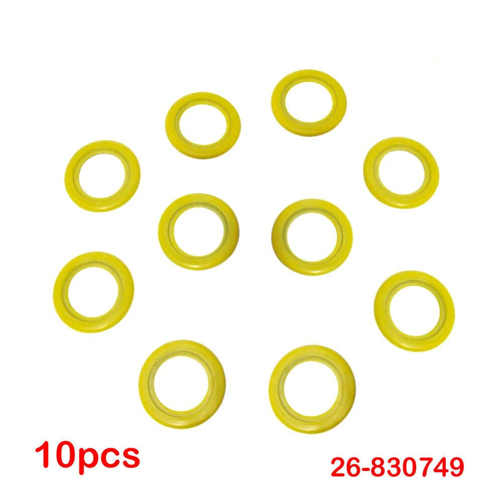 Set of 10 Drain Vent Plug Seals for Mercury Mercruiser (26-8M0204693, SS 830749)