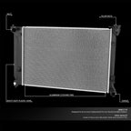 Aluminum Core Replacement Radiator for Hyundai Sonata 2.4L (2015–2019) DPI 13457