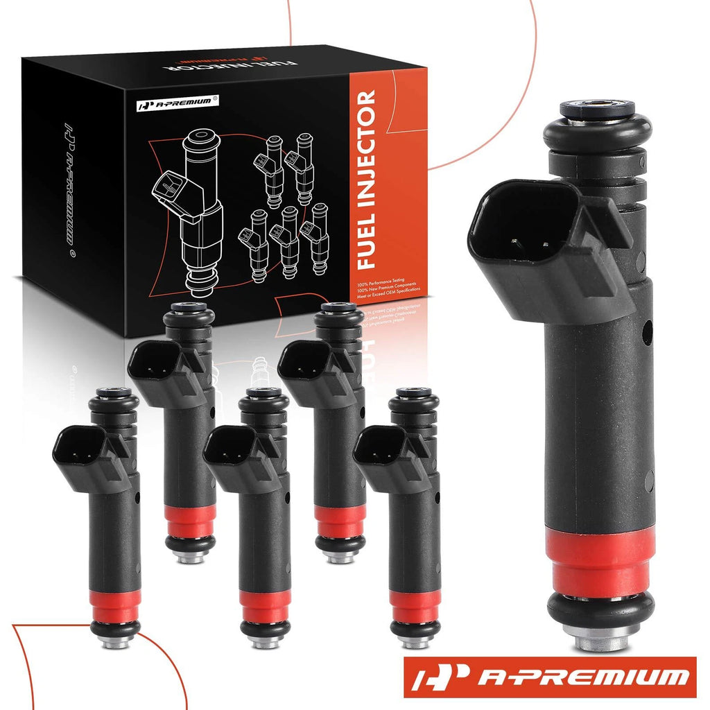 6x Fuel Injector for Jeep Wrangler TJ (2005–2006) Naturally Aspirated